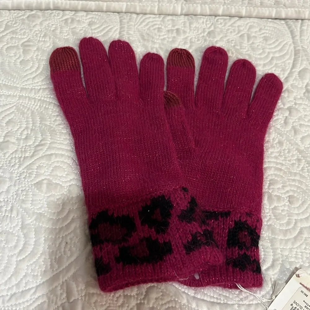 Coach Ocelot‎ touch gloves, NWT